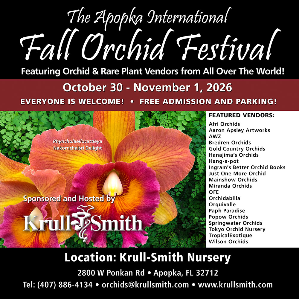 The Apopka International Fall Orchid Festival